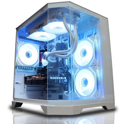Weißer Gaming PC Core i7 6700 16GB RAM 1TB SSD Nvidia RTX 5060 Ti Windows 11
