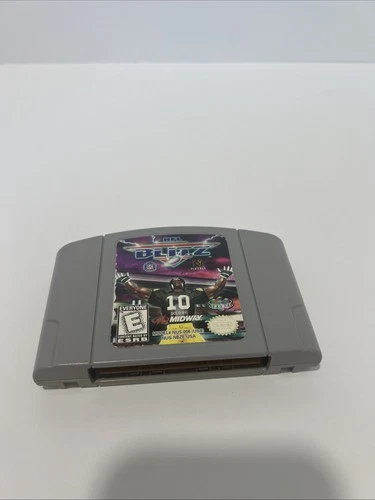 Midway NFL Blitz Nintendo 64 N64 Game Cartridge Multiplayer E NTSC 1998
