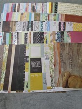 200 Sheets Mixed Lot of 12 x 12 Scrapbook Paper - Set 26