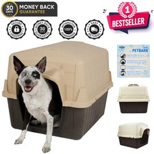 Aspen Pet Medium Outdoor Dog House - Durable, Stylish Shelter for Pets
