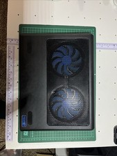 TeckNet Laptop Cooling Pad with 2 USB Powered Fans And USB Power Output - Used