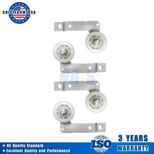 4 x W10837240 Dryer Idler Pulley With Bracket For Whirlpool AP5988716 PS11726337
