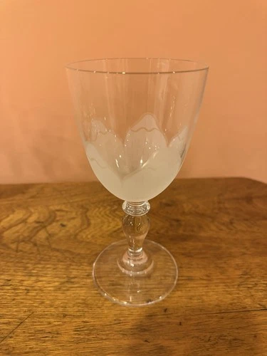 Set of 6 Mikasa Sea Mist Clear Frost Cordial Glasses