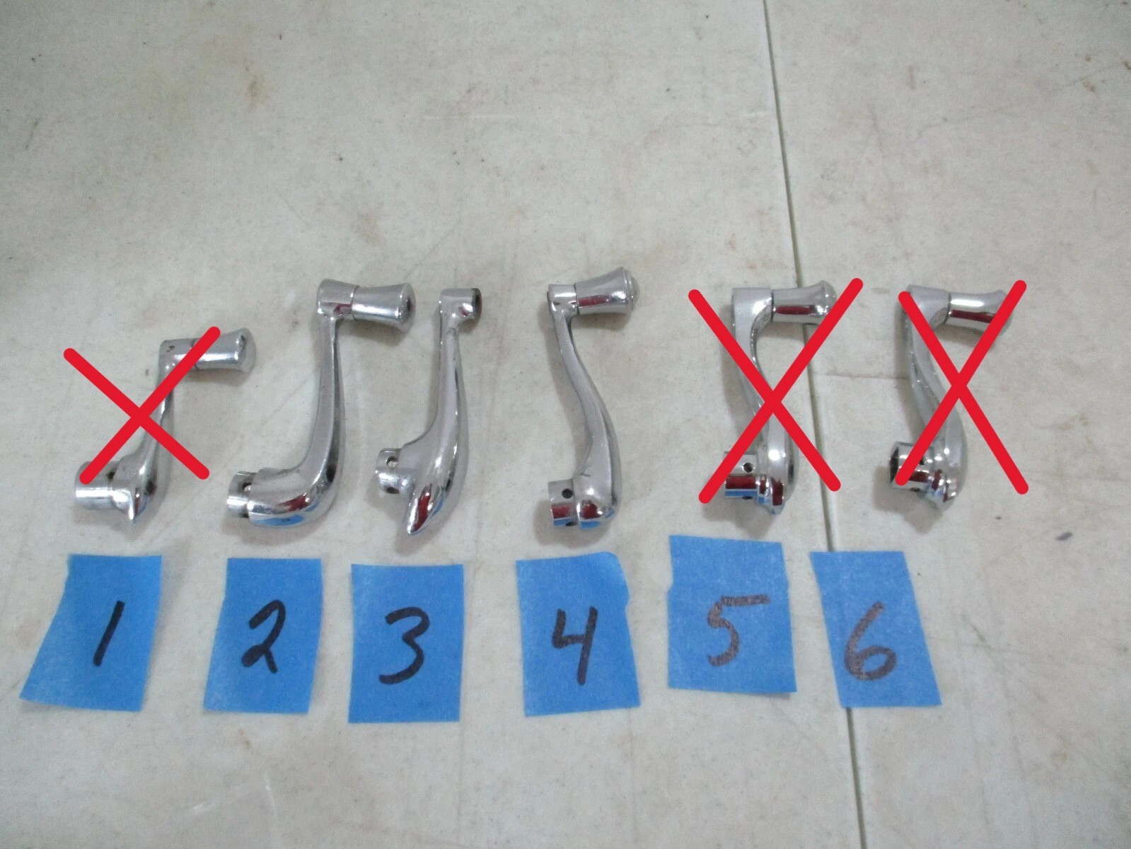 Vent window crank handles Rolls-Royce Phantom III Silver Wraith and Bentley
