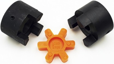Premium 3/4 to 1 L100 Flexible 3-Piece L-Jaw Urethane Coupling Coupler Set