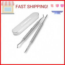 FAMILIFE Ingrown Toenail File and Lifter, 2pcs Ingrown Toenail Tool Double Sided