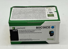Lexmark 801 Cyan Extra High Yield Toner Cartridge 80C1XC0 