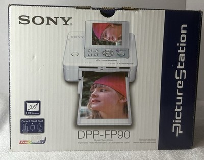 2007 Sony Picture Station Digital Photo Printer DPP-FP90 NIB with Paper & Cord