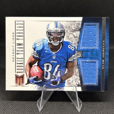2012 Panini Momentum Rookie Team Threads Materials Combo /199 Ryan Broyles RC