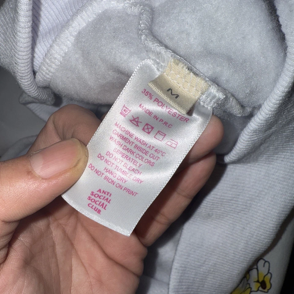 Rare Anti Social Club Hoodie Size M - Image 3 of 4