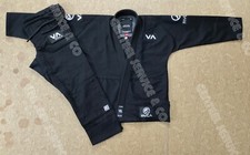 Black Brazilian jiu jitsu kimono top quality 100% cotton bjj gi A1 size