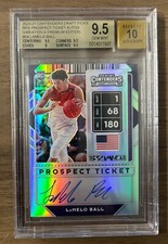 2020 CONTENDERS DRAFT PICKS LaMELO BALL PROSPECT TICKET  AUTO VARIATION BGS 9.5
