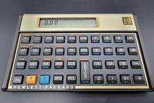 Vintage HP 12C Financial Calculator w/Original Cover, Made in USA