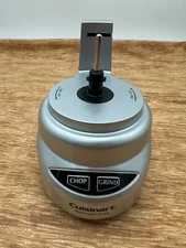 Cuisinart Mini-Prep Plus Motor Base Only DLC-2A Tested Works  Silver  EUC