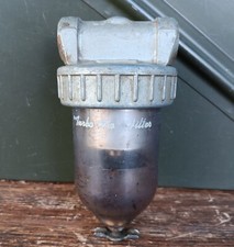 Glass Sediment Bowl Fuel Filter Turbo-flo V8 Hot Rod Racing Scta Ford Vtg Part