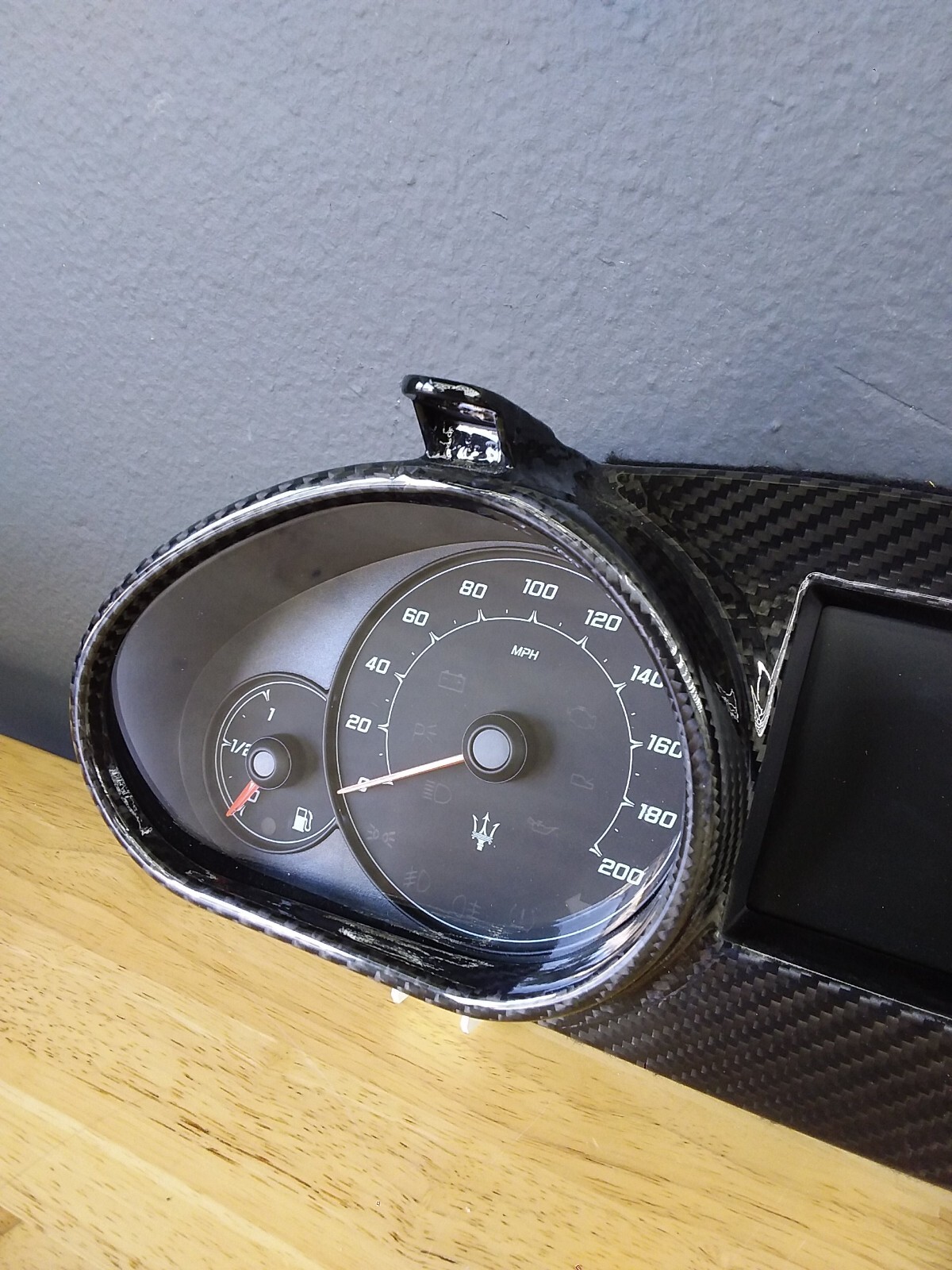 2014 Maserati Granturismo MC Stradale Speedometer Head Cluster Carbon 300253 OEM