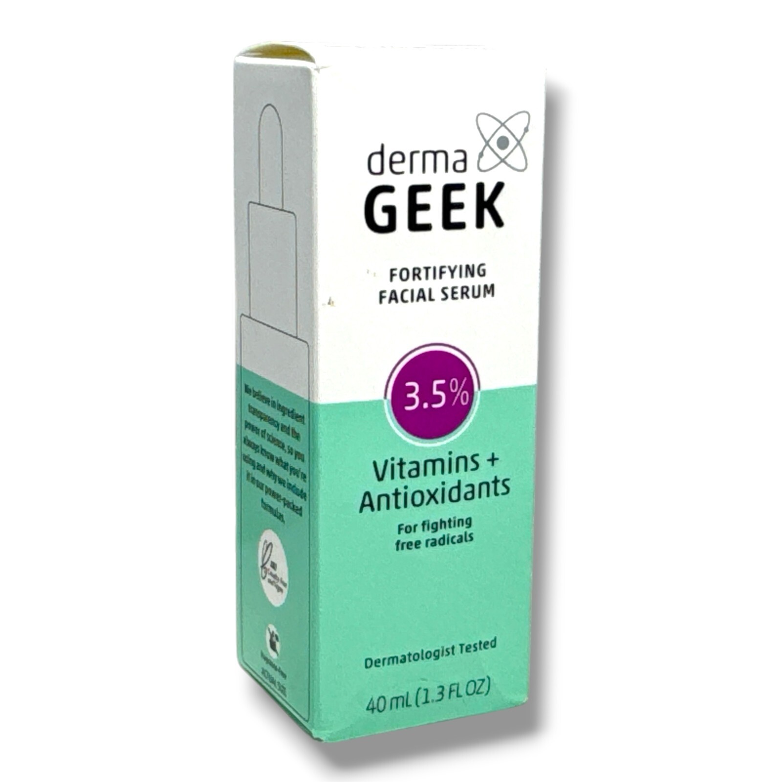 DermaGeek Fortifying Facial Serum with 3.5% Vitamins & Antioxidants 40ml New Formula