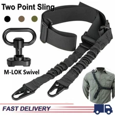 Tactical 2 Point Sling QD Swivel Rifle Gun Sling Strap M-LOK MLOK Swivel Mount