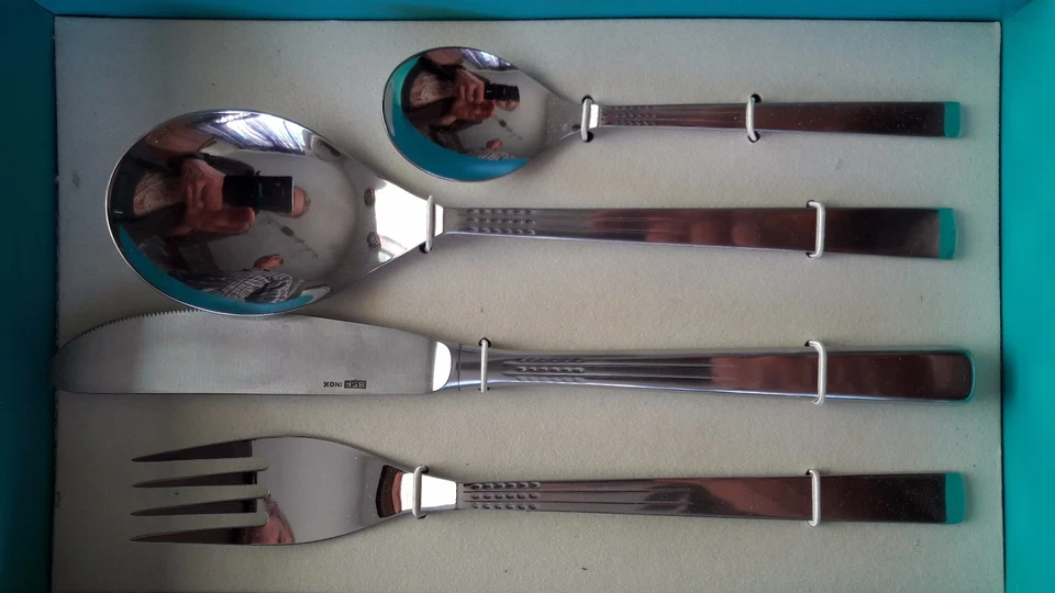 BSF Menue Besteck versilbert 4tlg Neu