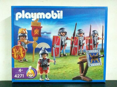 Playmobil Romani 4271 LEGIONARI con VESSILLIFERO e BALLISTA MIB
