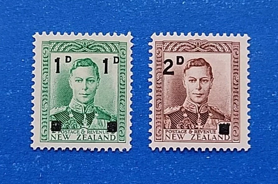New Zealand Stamps, Scott 242-243 Complete Set MNH