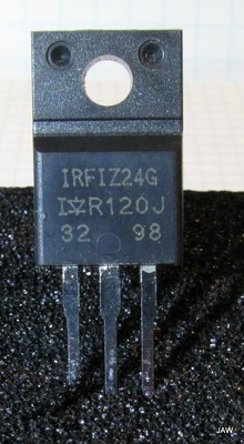 6 UNITS IRFIZ24G N-CHANNEL MOSFET TO-220 FULLY INSULATED PKG. 60 VOLT 14 AMP, 