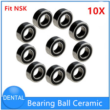 10X Dental fit NSK Bearing Ball Ceramic For Air Turbine High Speed Handpiece