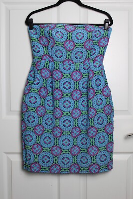 lauren green strapless mini dress Lauren Green Strapless Mini Dress - US 14 main image 0