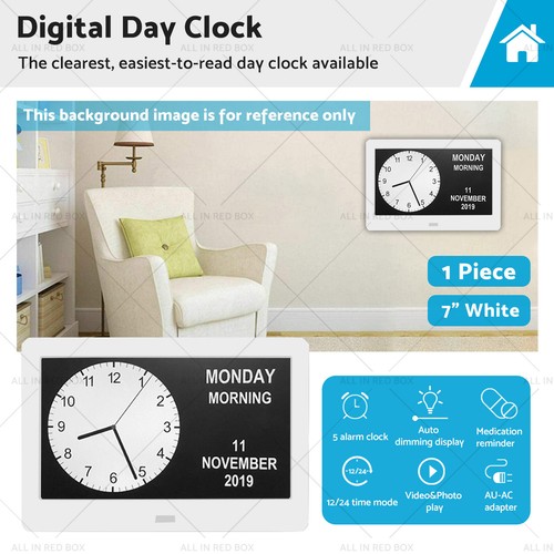 LED Large Digital Day Clock 7
