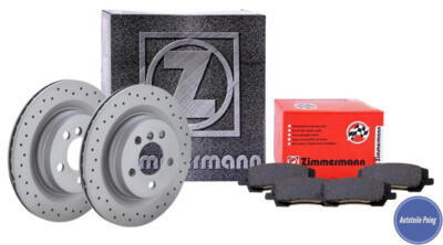 ZIMMERMANN BREMSENSATZ 330MM HINTEN FORD MUSTANG CONVERTIBLE / COUPE 2.3 5.0 V8