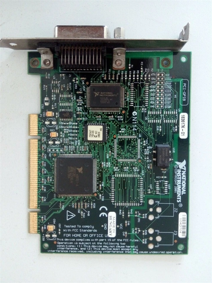 Adaptador de interfaz National Instruments NI PCI-GPIB IEEE 488.2 183617K 01 - Imagen 2 de 4