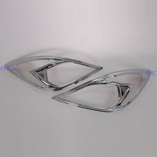 Front Head Light Lamp Protection Cover Trim Chrome Fit For Mazda BT-50 2012-2019