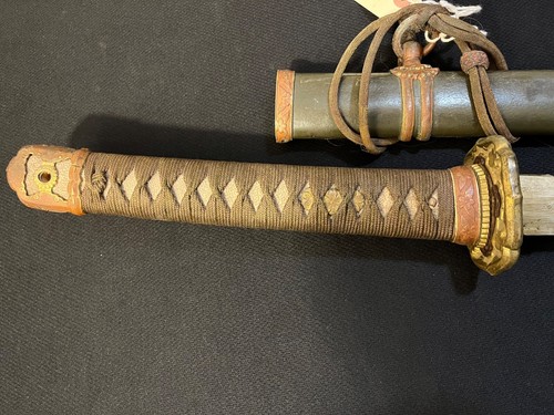 WWII Japanese Samurai Sword -Antique Army Gunto -WW2 Gendai Gendaito MUNETOSHI - Picture 12 of 22