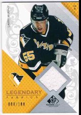 2007-08 SP GAME USED LEGENDARY FABRICS LARRY MURPHY JERSEY 1 COLOR 008/100