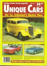 Unique Cars April 1992 Ford Anglia 1946 Duckhams Motor Oils