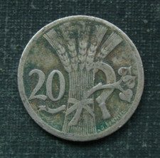 B5) CSSR 20 Heller 1926 Tschechoslowakei / Tschechien / CZ / Ceska Republica
