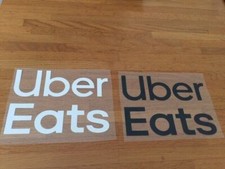 UBER EATS PATCH VINYLE FLOCAGE PUBLICITAIRE  - 15 CM PAR 11 CM