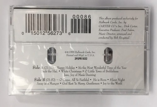 Listen! It’s Christmas Johnny Mathis CeCe Winans 1999 Cassette Tape Hallmark NEW - Picture 3 of 8