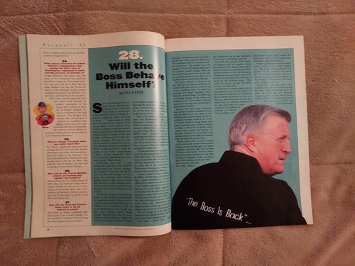 George Steinbrenner Signed Sports Illustrated Cover; March 1, 1993 - Picture 3 of 3