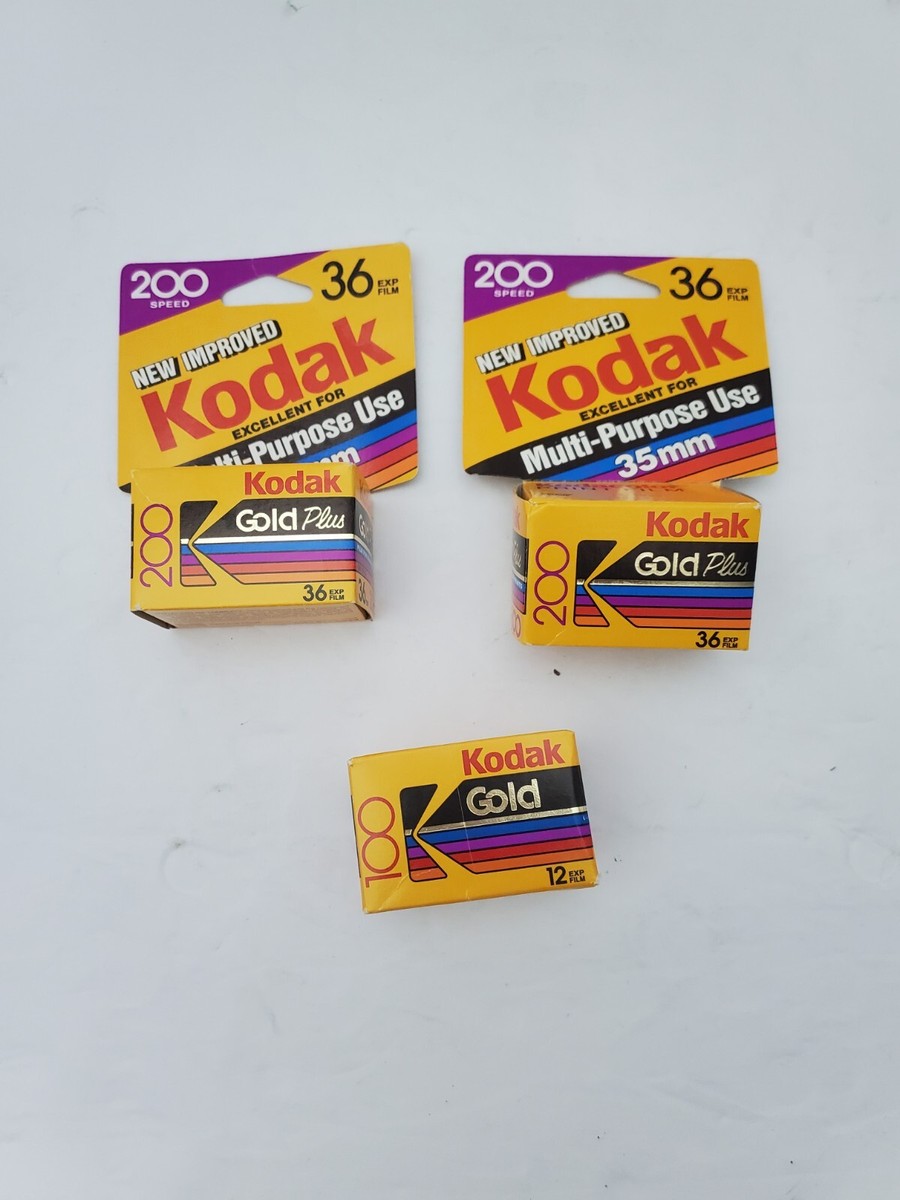 3 Rolls KODAK Gold Film 84 Exposures Total Kodacolor Print Film
