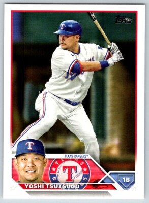 2023 TOPPS SERIES 2 YOSHI TSUTSUGO TEXAS RANGERS #404