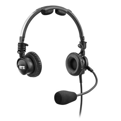 RTS LH-302-DM-PT Double Side, Dynamic Microphone Headset, PT Connector