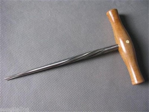 Alésoir De Violon Acier Inoxydable Avec Manche Bois - Outil Réparation Luthier Pour Violon 3/4 4/4