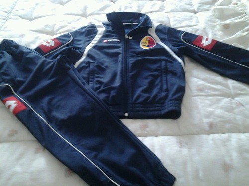 completo calcio/sport legea giubbotto+tuta sportiva bimbo 7/8 anni 3 pezzi  | eBay