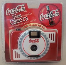 Coca-Cola Reusable 35MM Camera Preloaded Film Collector 1999