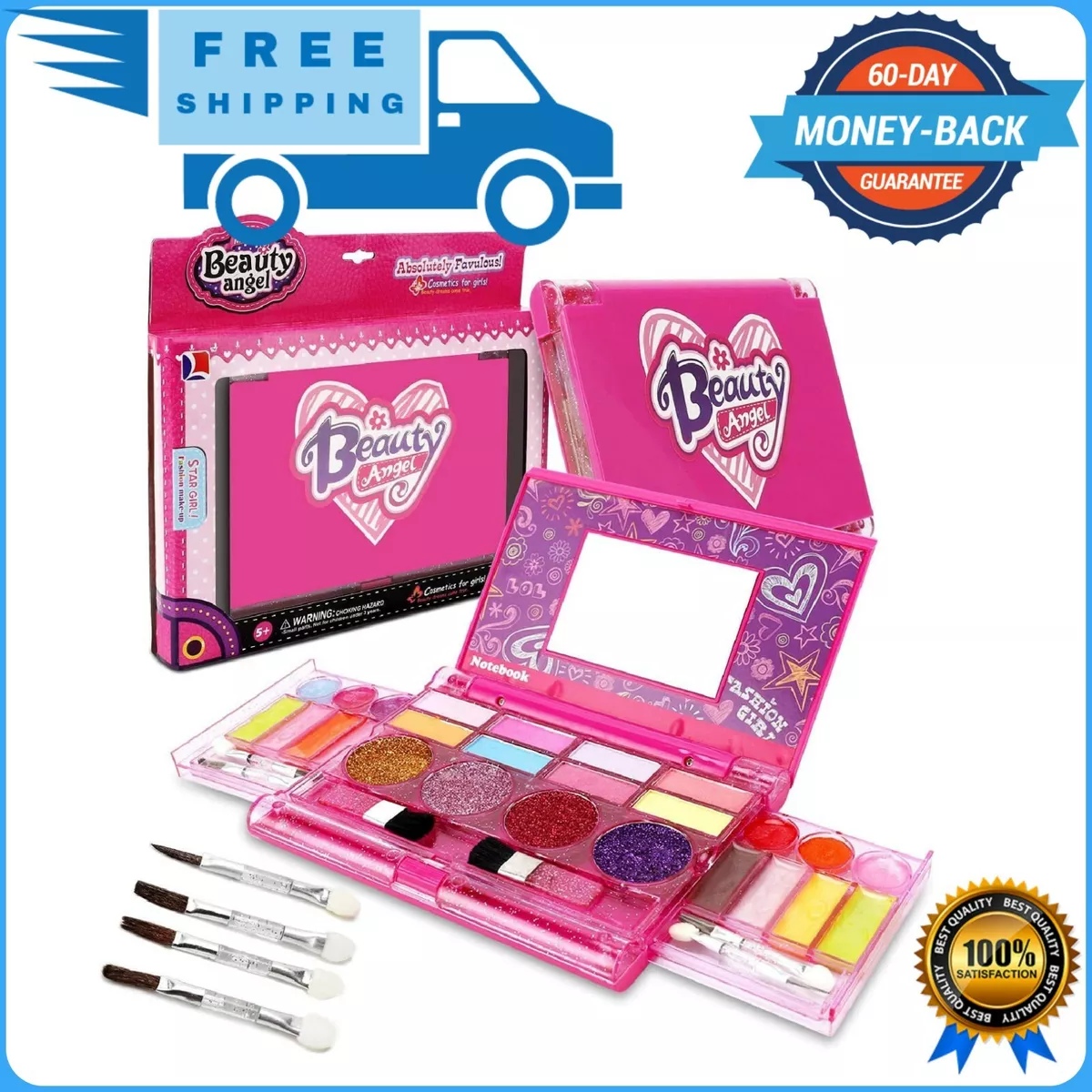 Toys For Girls Beauty Set Make Up Kids 3 4 5 6 7 8 Years Age Old Cool kids  Gift