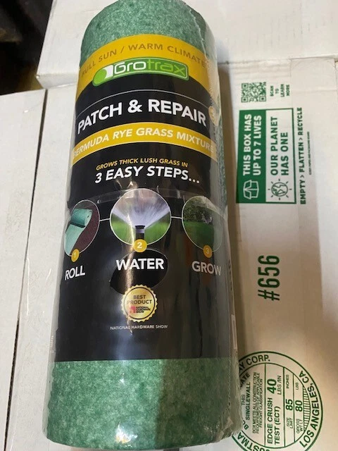 Grotrax Quick Fix Bermuda Rye Grass Mixture Sun or Shade BUY