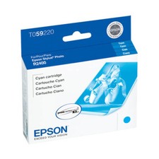 Genuine Epson 59 T0592 Cyan Ink Cartridge for Stylus Photo R2400