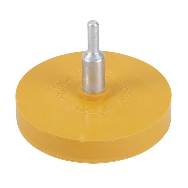 85mm Caramel Eraser Rubber Pad for Air & Power Drills6mm Chuck Adhesive Remover eBay