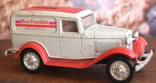 Vintage Ertl 1932 Ford Ben Franklin 1938 Delivery Panel Truck Die Cast Bank